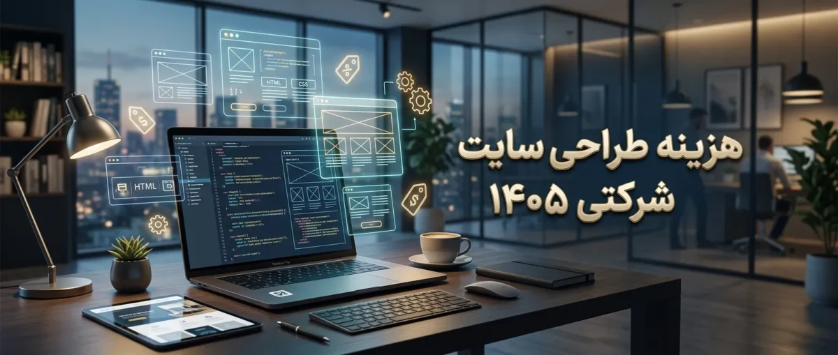 هزینه طراحی سایت شرکتی در سال ۱۴۰۵ چقدر است؟ 