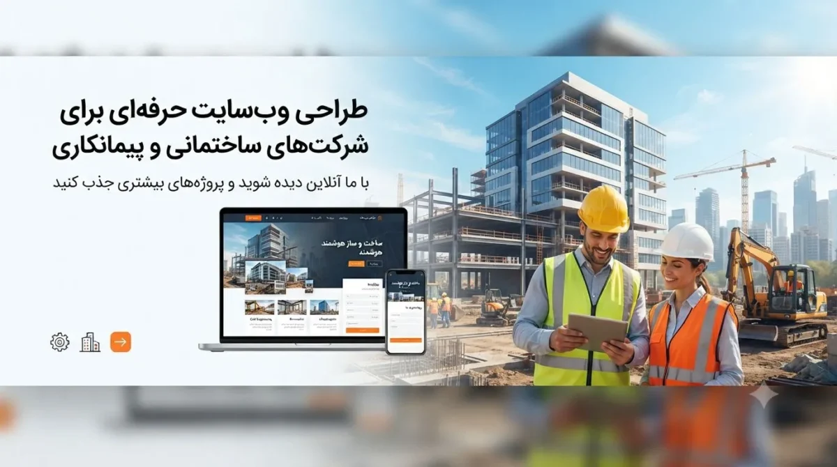 طراحی سایت برای شرکتهای ساختمانی و پیمانکاری