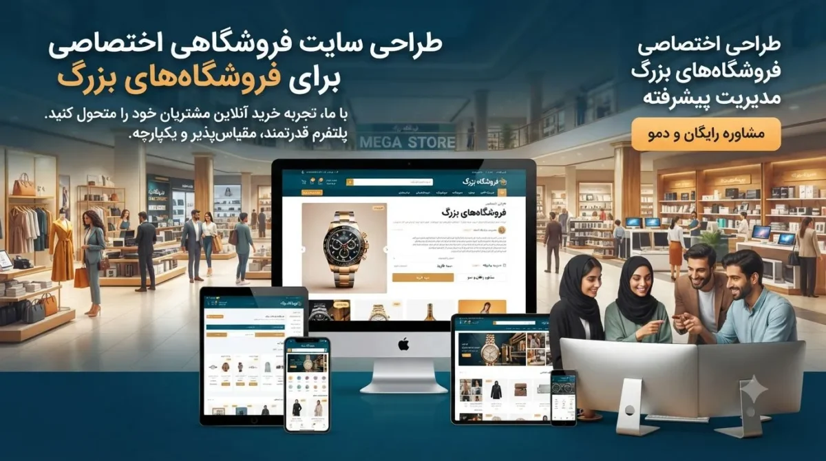 طراحی سایت فروشگاهی برای فروشگاه‌ها