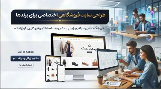 طراحی سایت فروشگاهی اختصاصی برای برندها