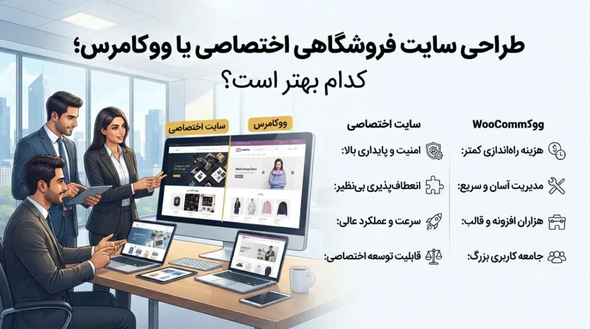 طراحی سایت فروشگاهی اختصاصی یا ووکامرس؟